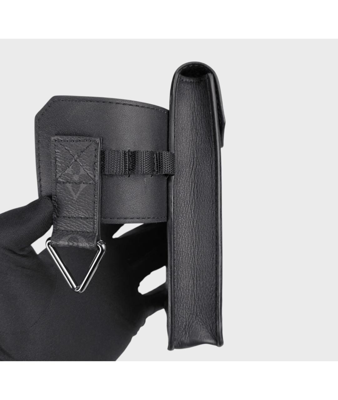 LOUIS VUITTON Черная поясная сумка, фото 8
