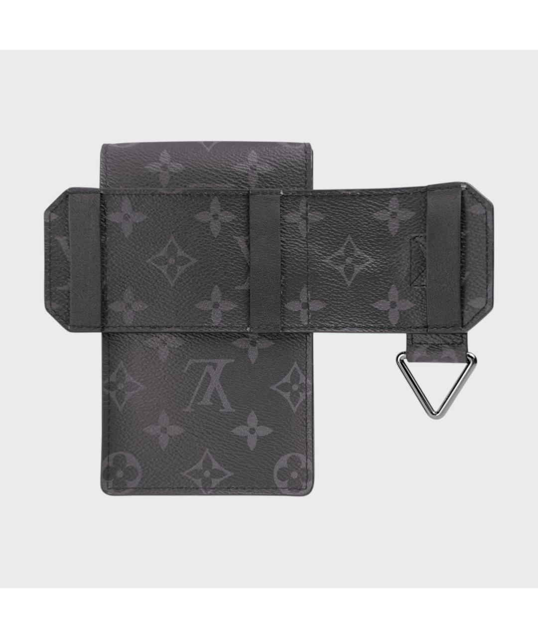LOUIS VUITTON Черная поясная сумка, фото 4