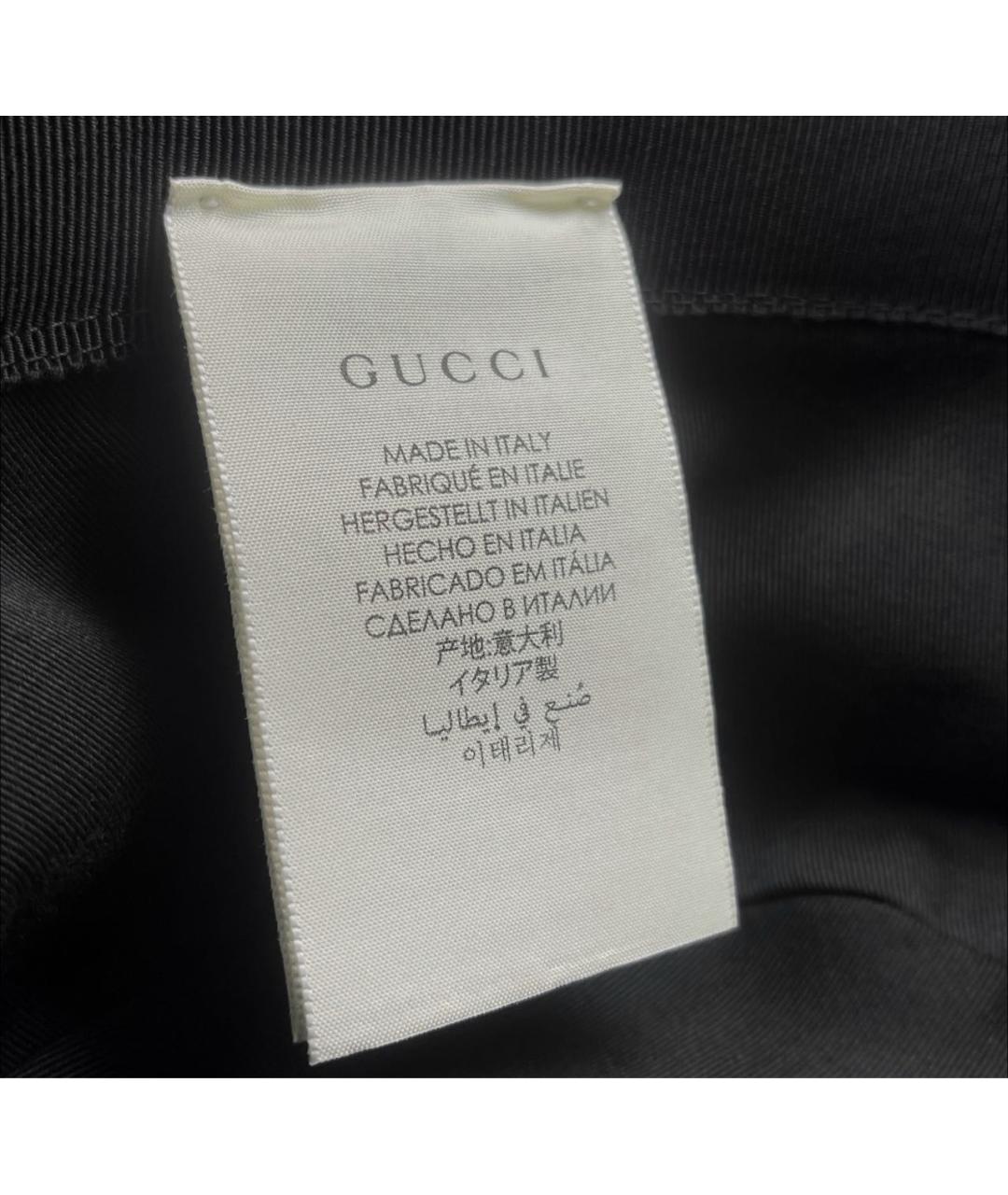 GUCCI Черная шляпа, фото 6