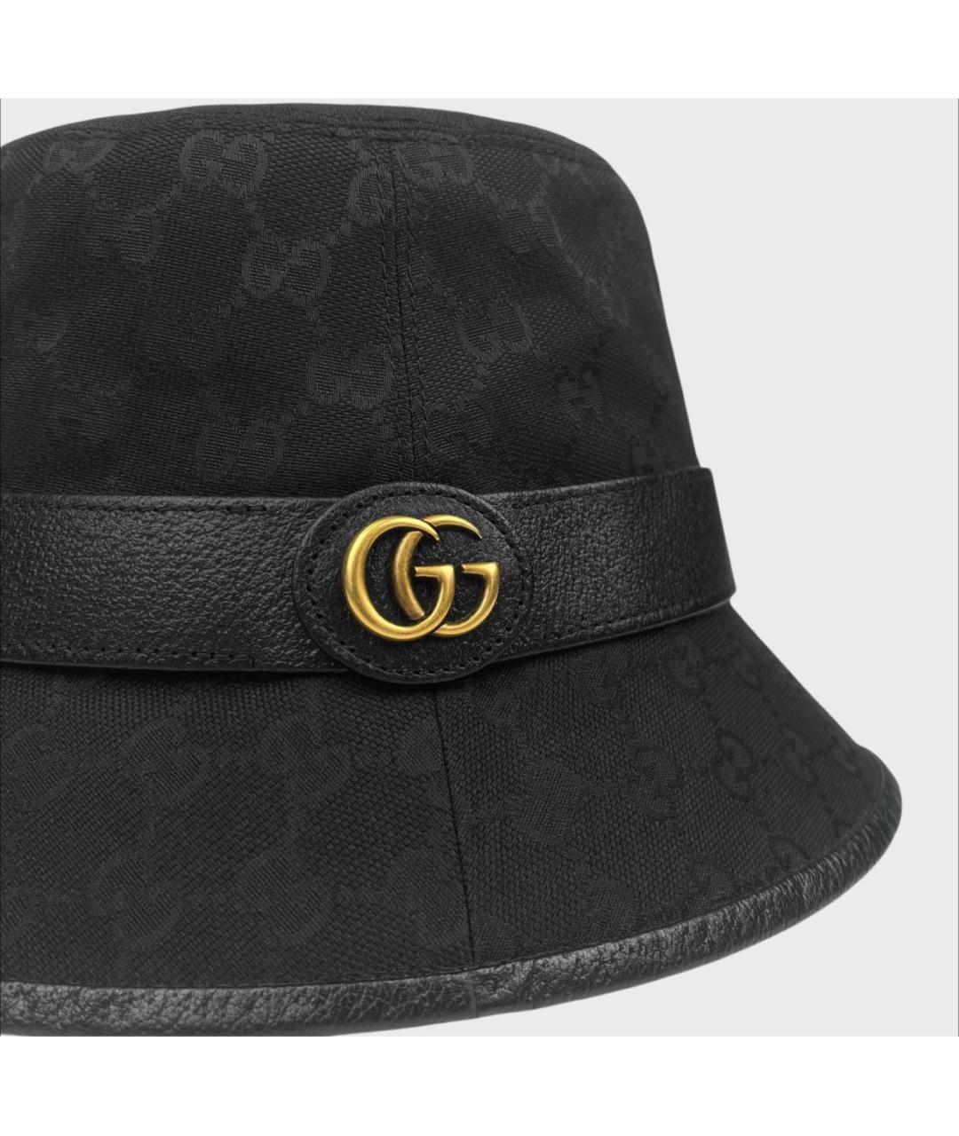 GUCCI Черная шляпа, фото 3