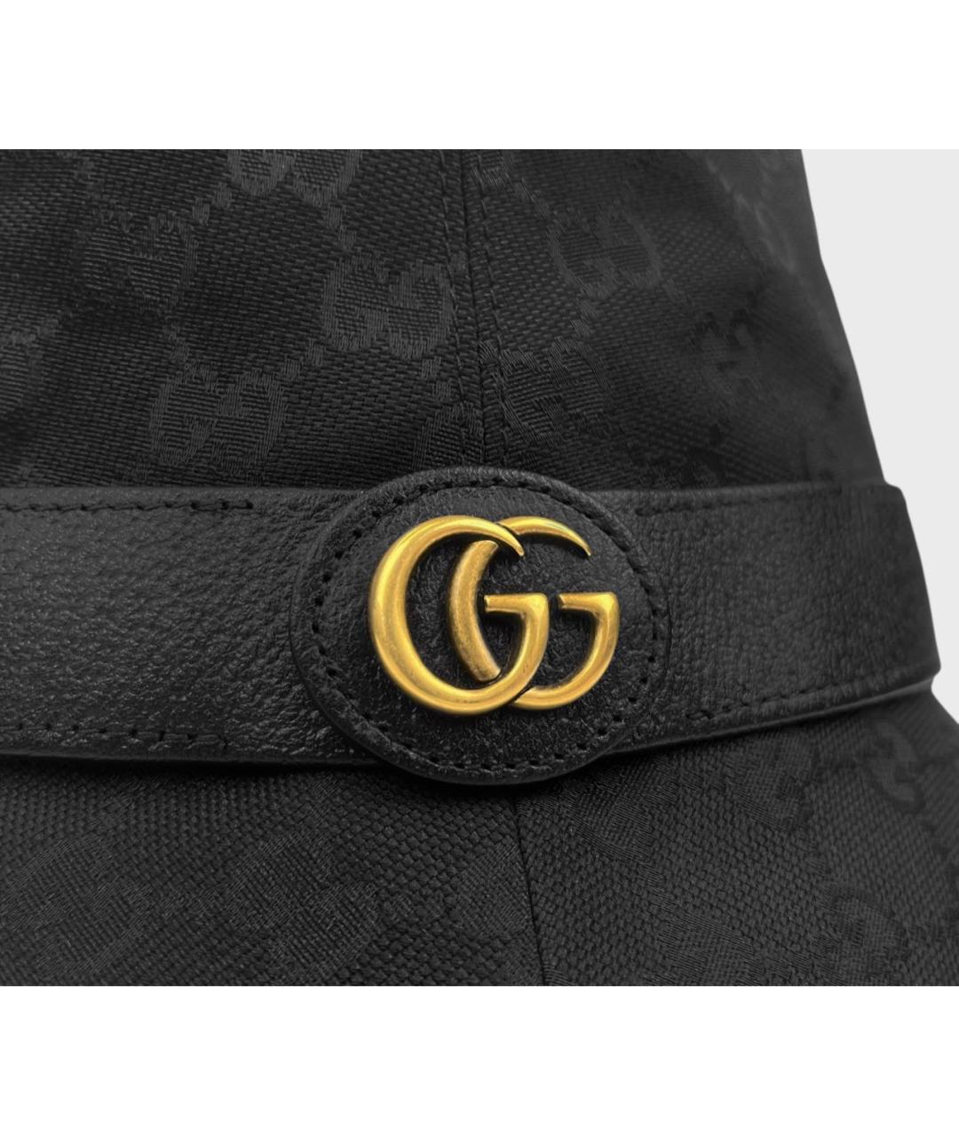 GUCCI Черная шляпа, фото 4