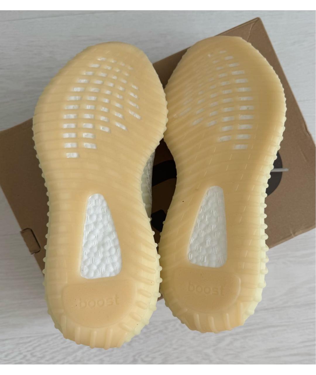 ADIDAS YEEZY Белые низкие кроссовки / кеды, фото 6