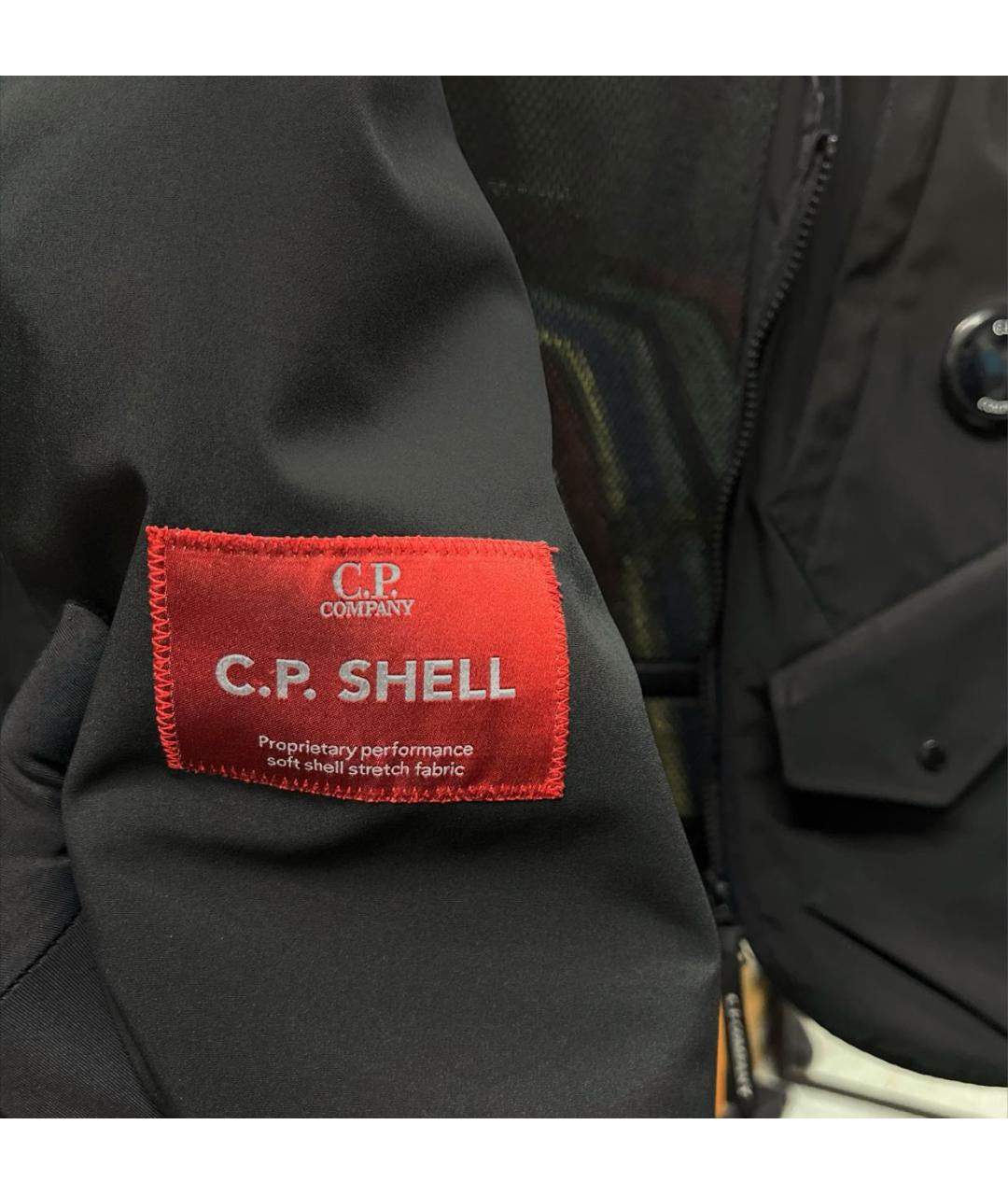 CP COMPANY Черный полиэстеровый жилет, фото 6