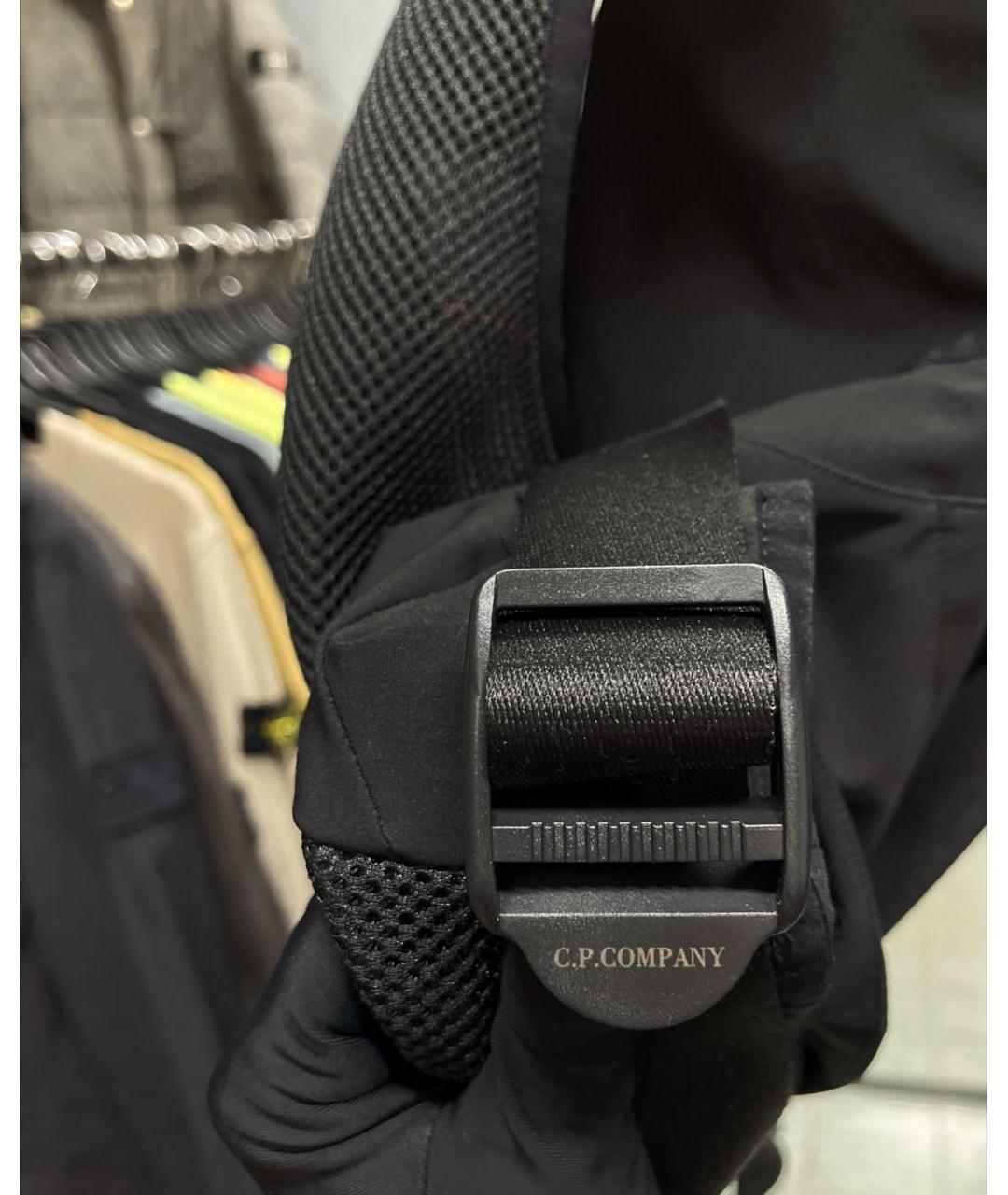 CP COMPANY Черный полиэстеровый жилет, фото 4
