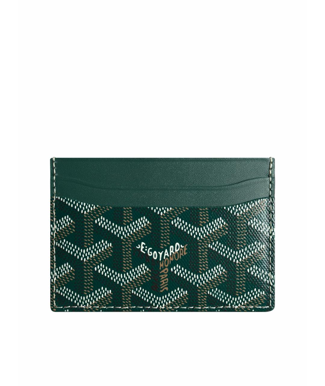 GOYARD Зеленый кардхолдер, фото 1