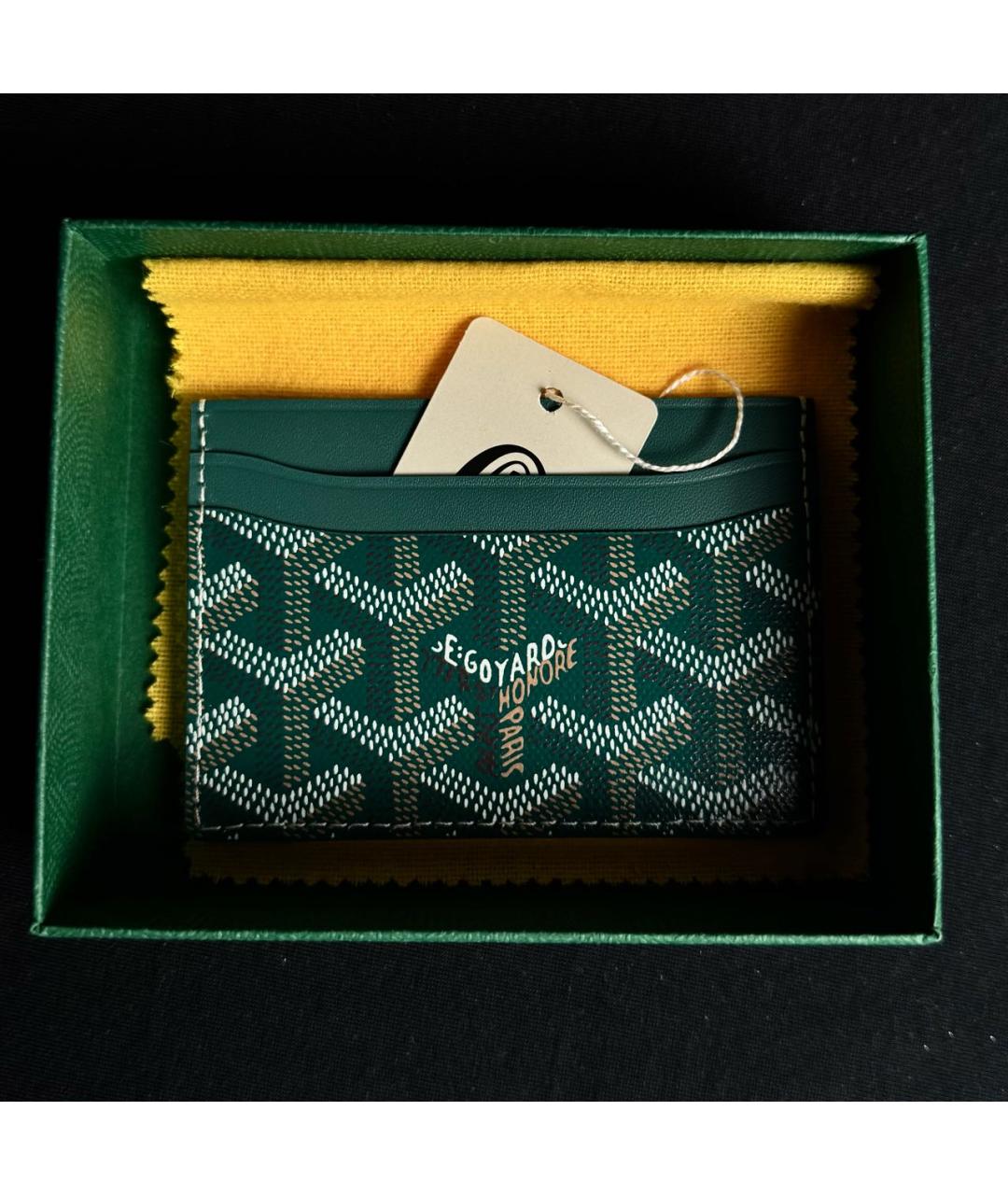 GOYARD Зеленый кардхолдер, фото 4