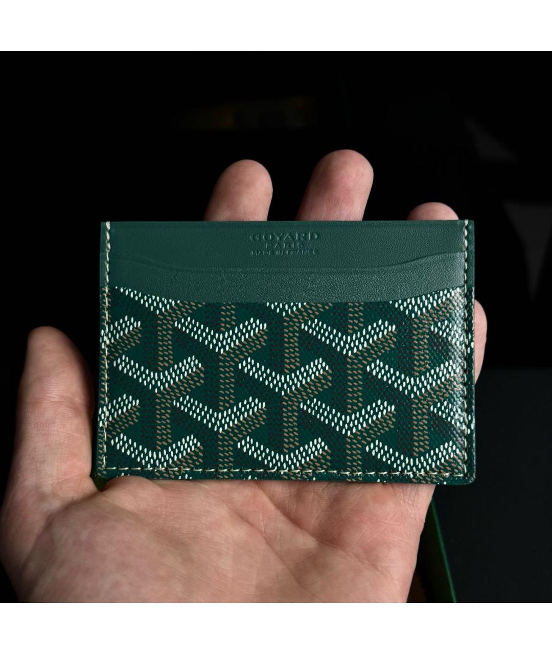 GOYARD Зеленый кардхолдер, фото 2