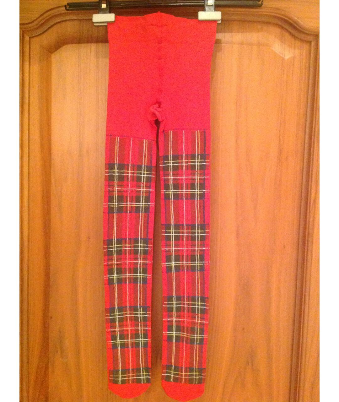 DOLCE&GABBANA Красные полиэстеровые брюки узкие, фото 2