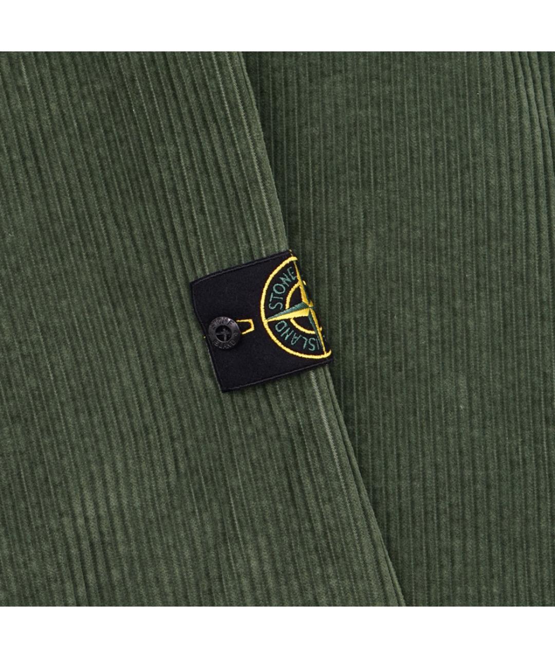 STONE ISLAND Хаки хлопковая куртка, фото 6