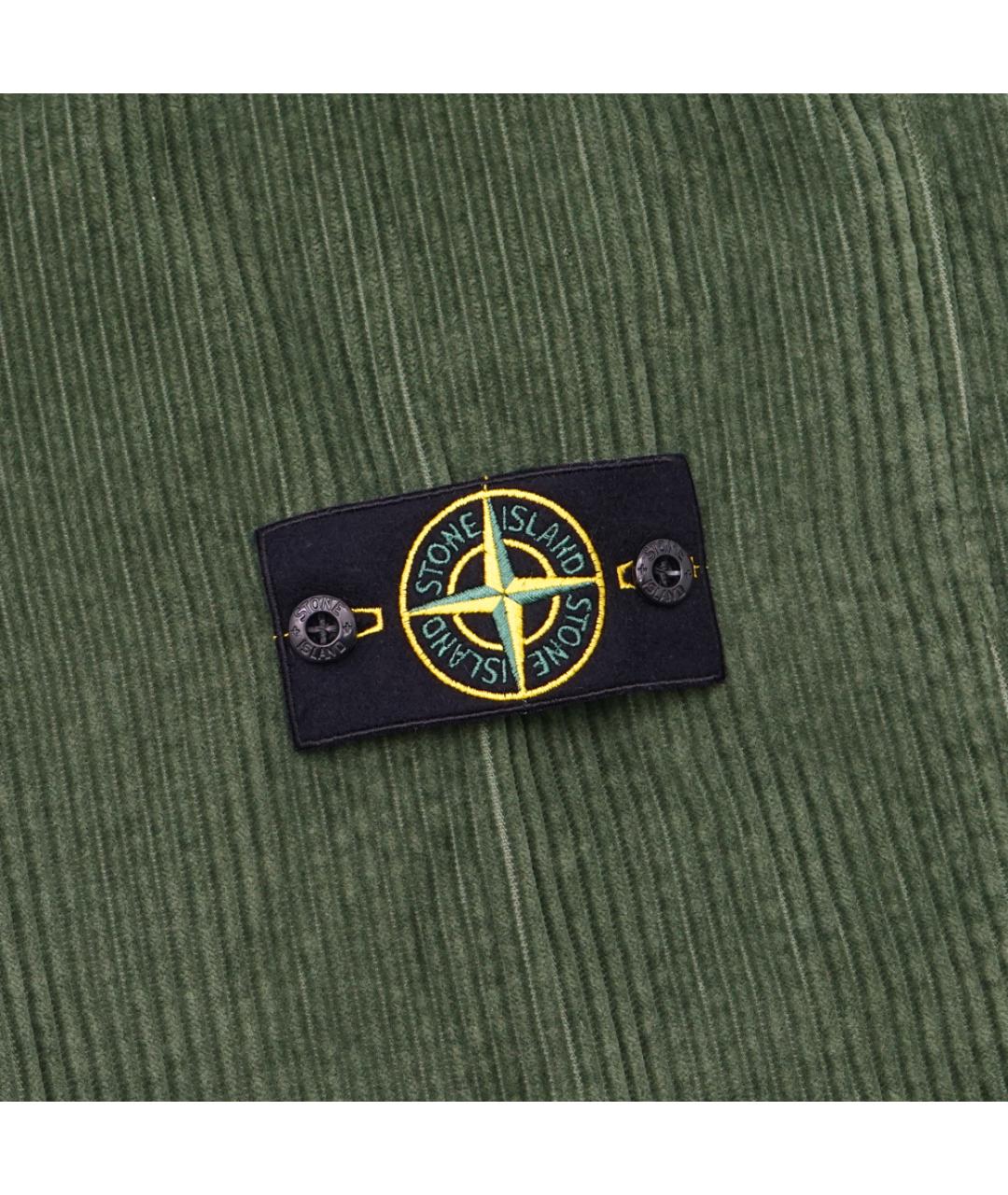 STONE ISLAND Хаки хлопковая куртка, фото 9