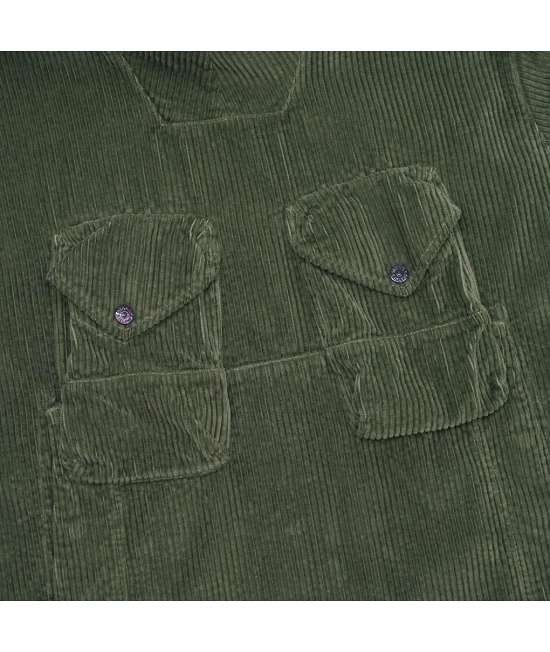 STONE ISLAND Хаки хлопковая куртка, фото 3
