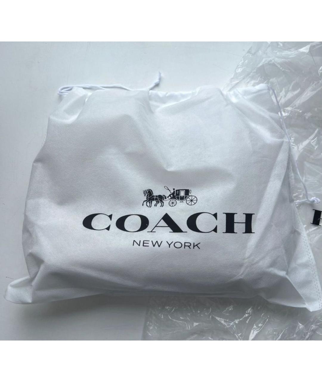 COACH Коричневая сумка тоут, фото 7