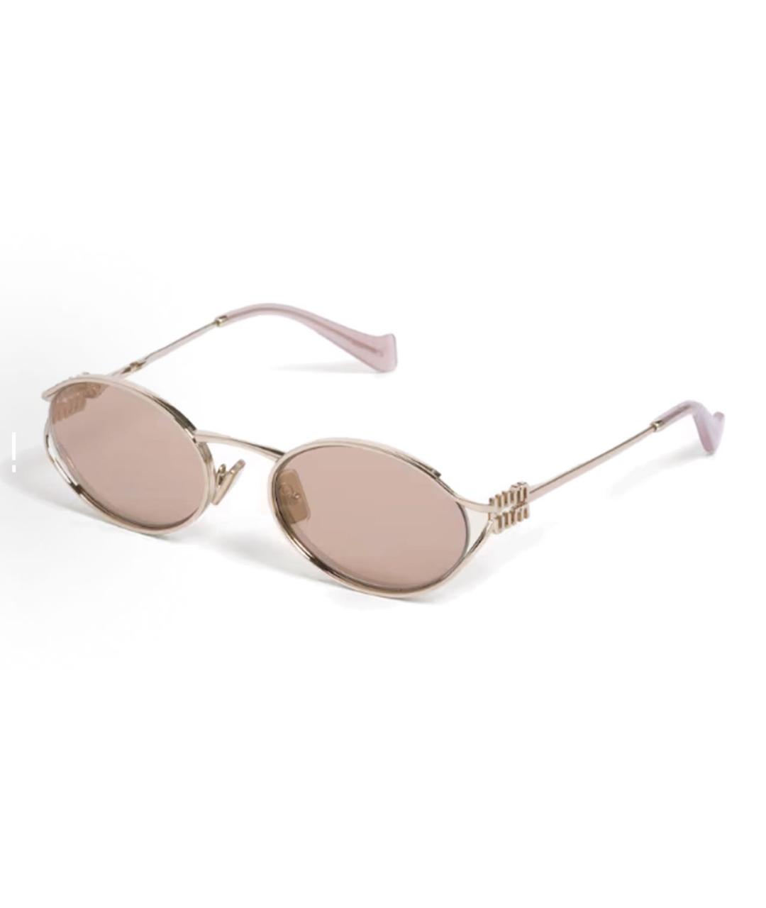 MIU MIU Металлические солнцезащитные очки, фото 1