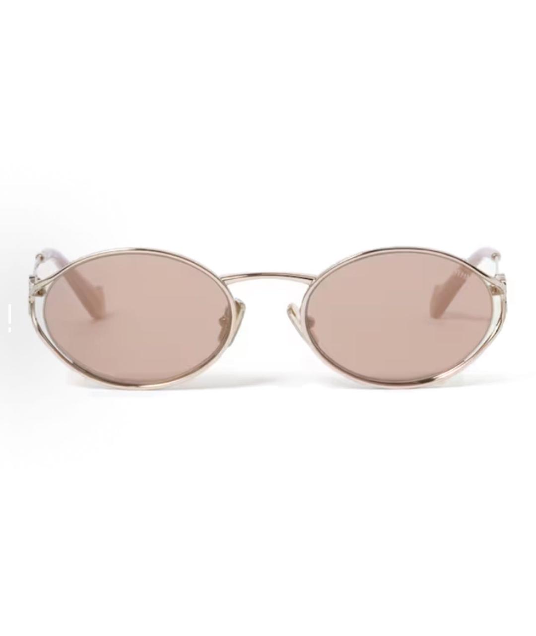 MIU MIU Металлические солнцезащитные очки, фото 3