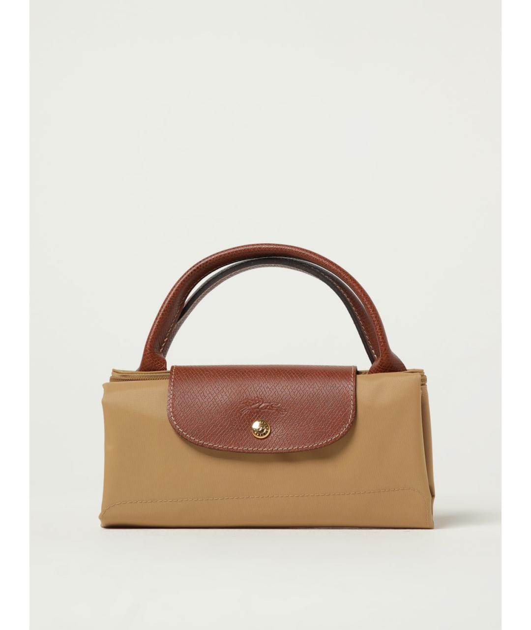 LONGCHAMP Бежевая синтетическая дорожная/спортивная сумка, фото 4