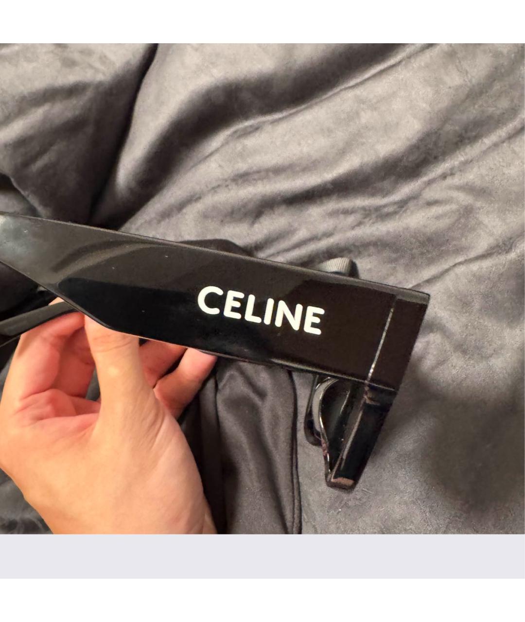 CELINE Черные солнцезащитные очки, фото 3