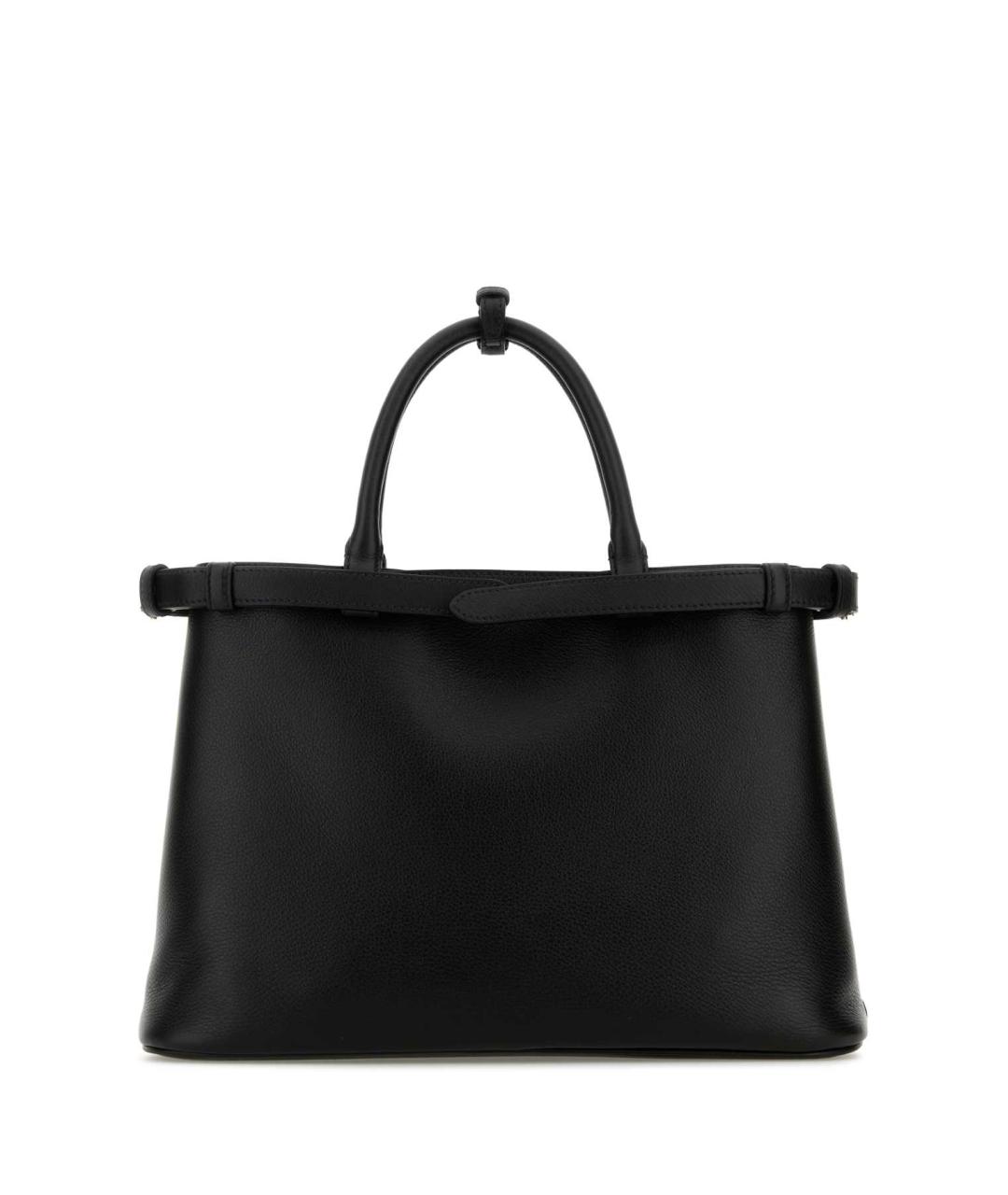 PRADA Черная кожаная сумка тоут, фото 3