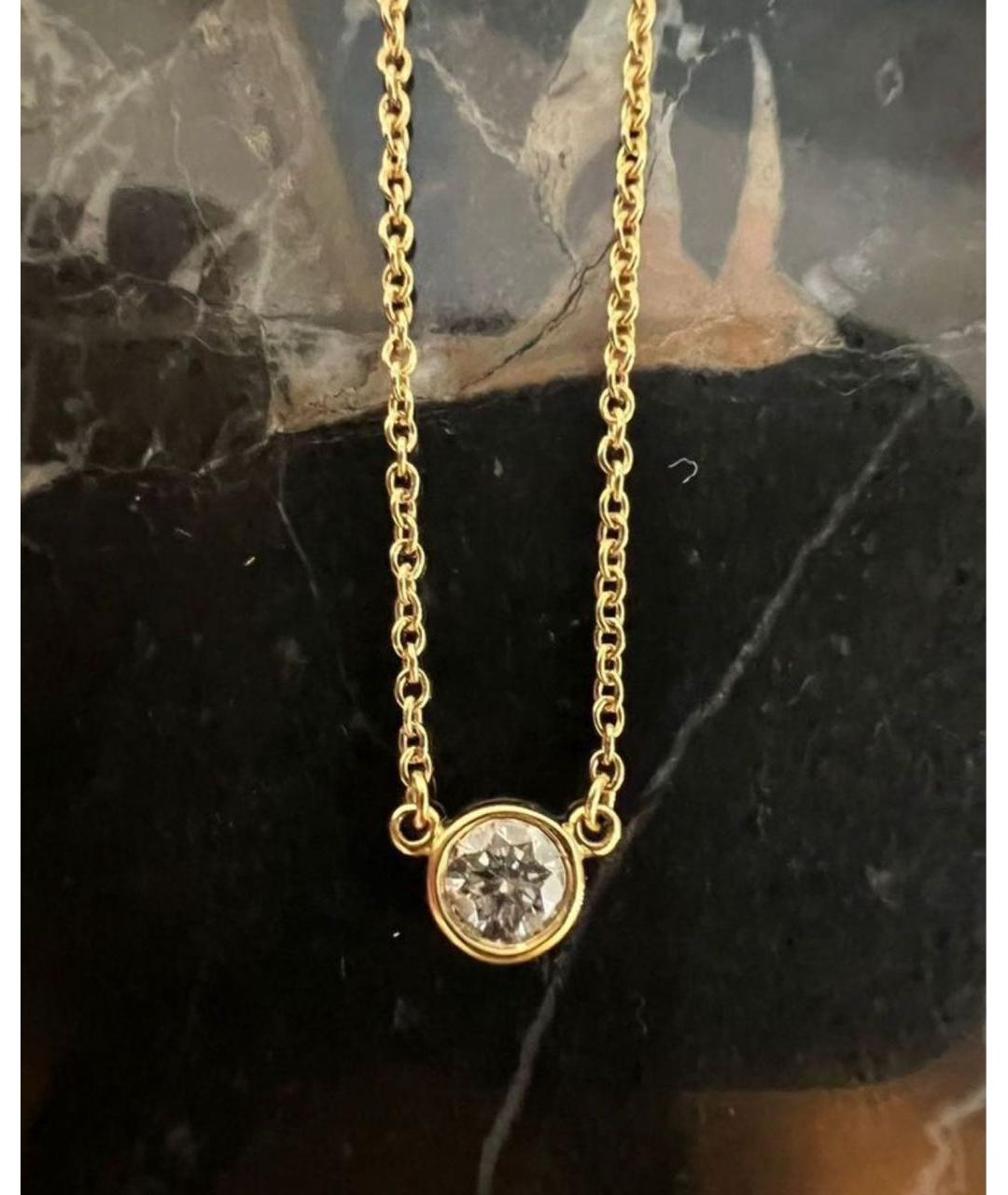 TIFFANY&CO Золотое колье из желтого золота, фото 2