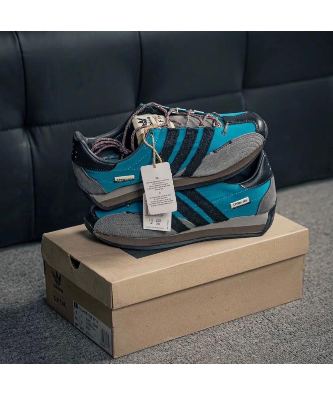ADIDAS Синие низкие кроссовки / кеды, фото 5