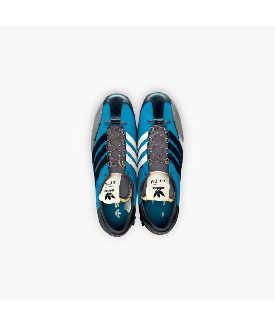 ADIDAS Синие низкие кроссовки / кеды, фото 4