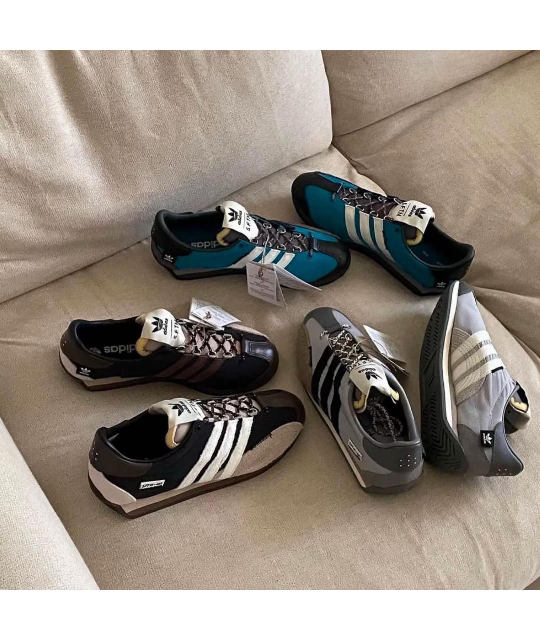 ADIDAS Синие низкие кроссовки / кеды, фото 7