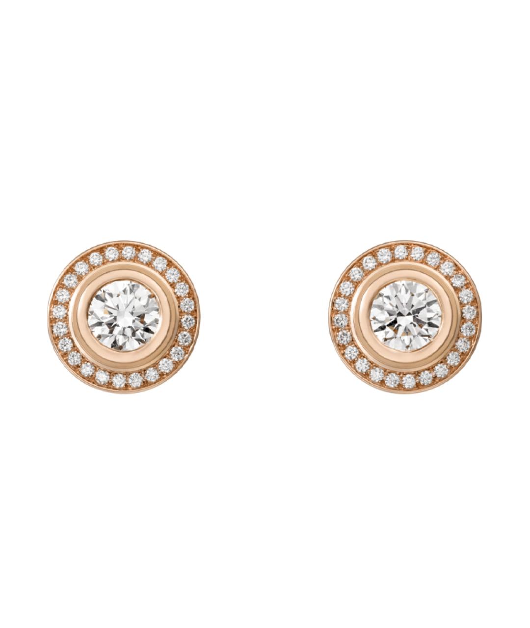 CARTIER Розовые серьги из розового золота, фото 1