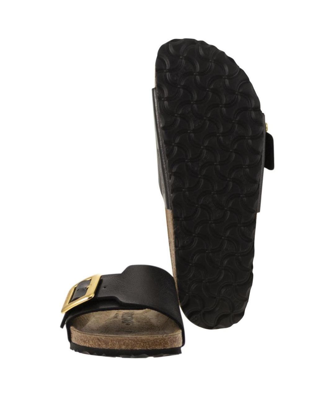 BIRKENSTOCK Черные шлепанцы, фото 4