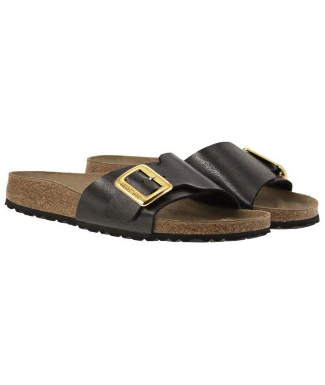 BIRKENSTOCK Черные шлепанцы, фото 2