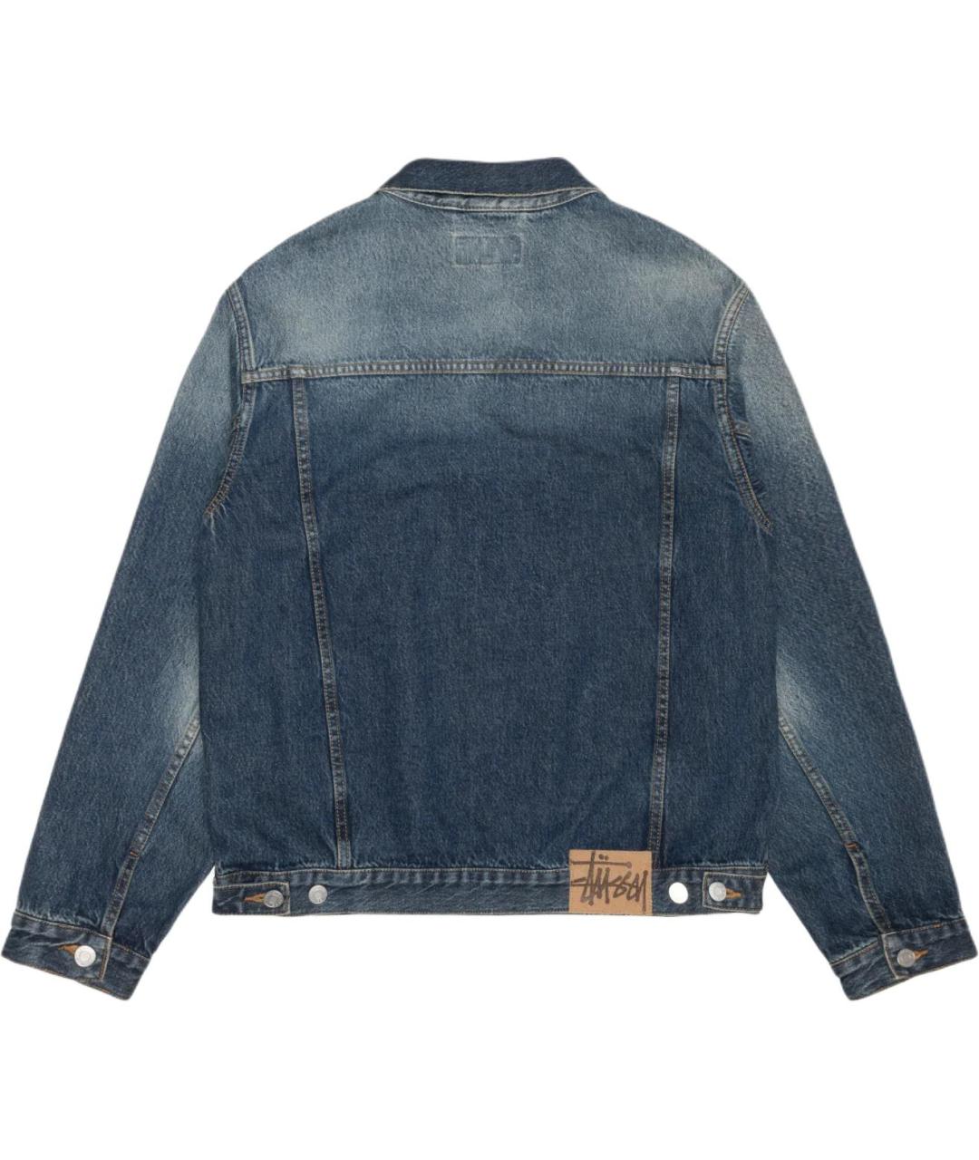 STUSSY Синяя куртка, фото 2