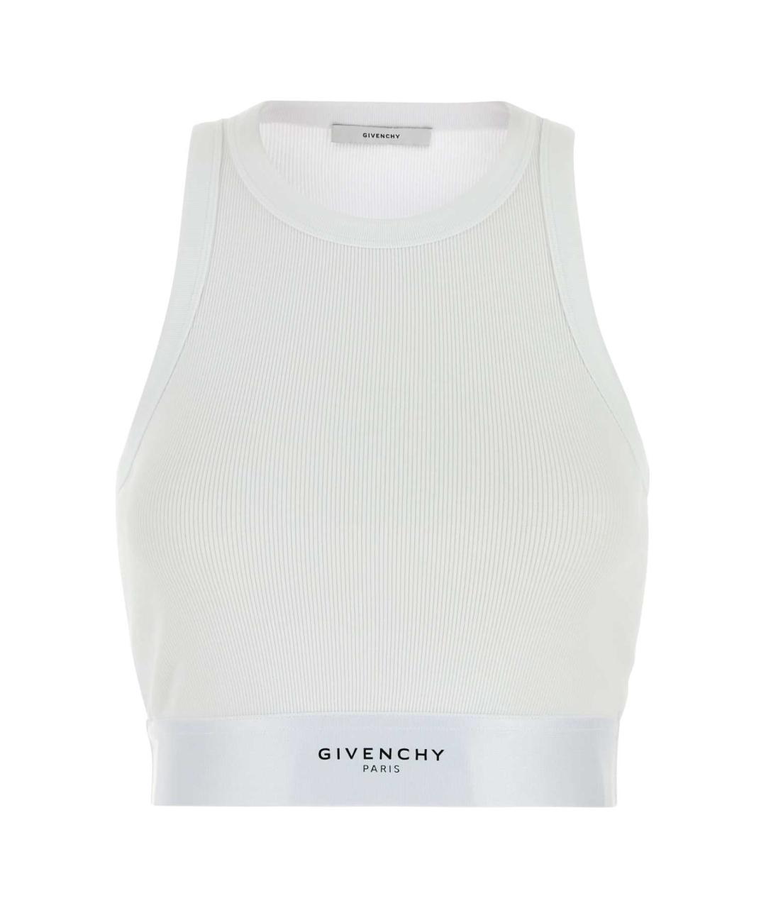GIVENCHY Белая хлопковая майка, фото 1