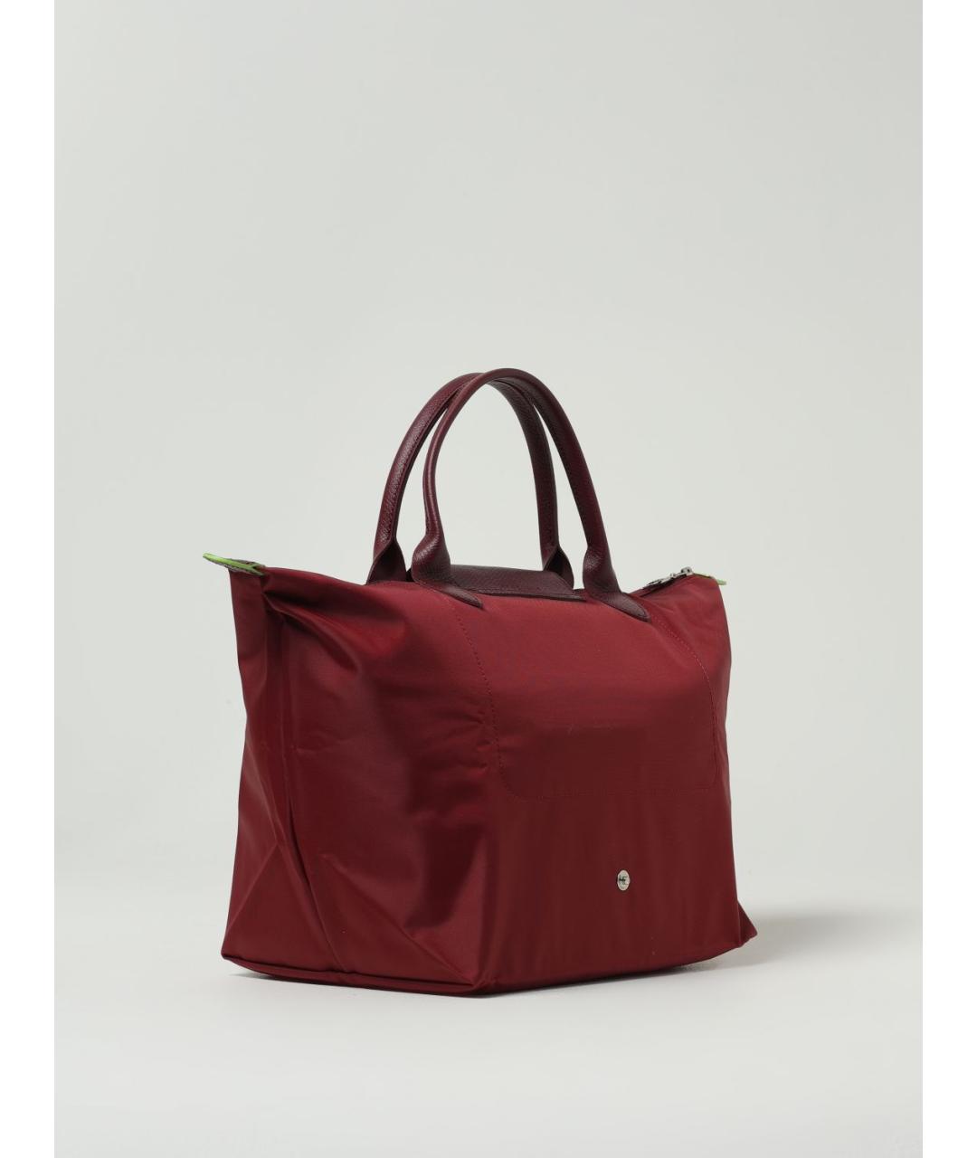 LONGCHAMP Бордовая сумка тоут, фото 2