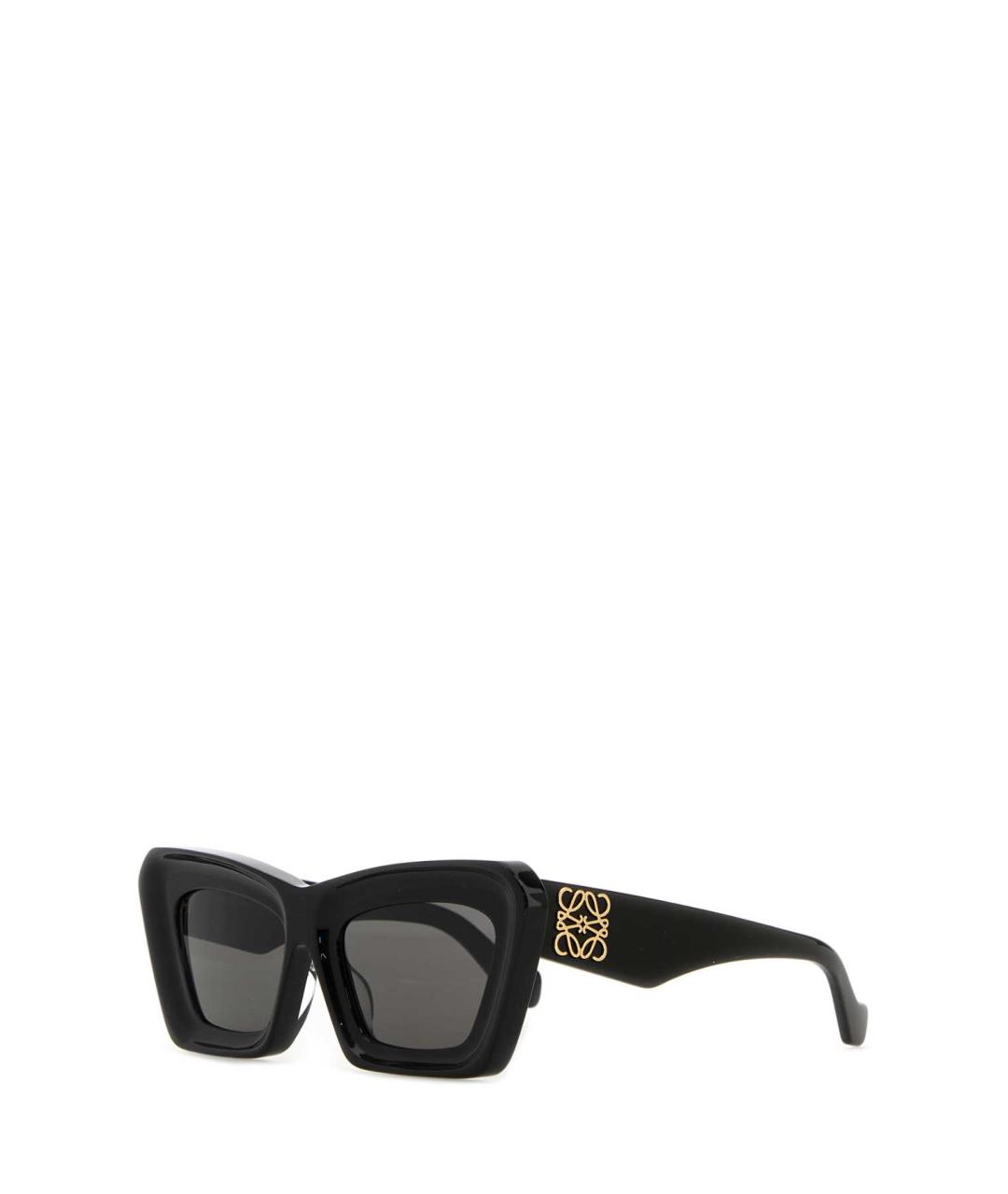 LOEWE Черные пластиковые солнцезащитные очки, фото 1