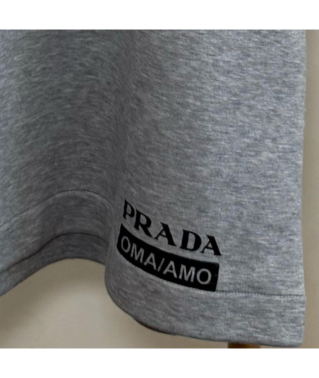 PRADA Серая футболка, фото 3