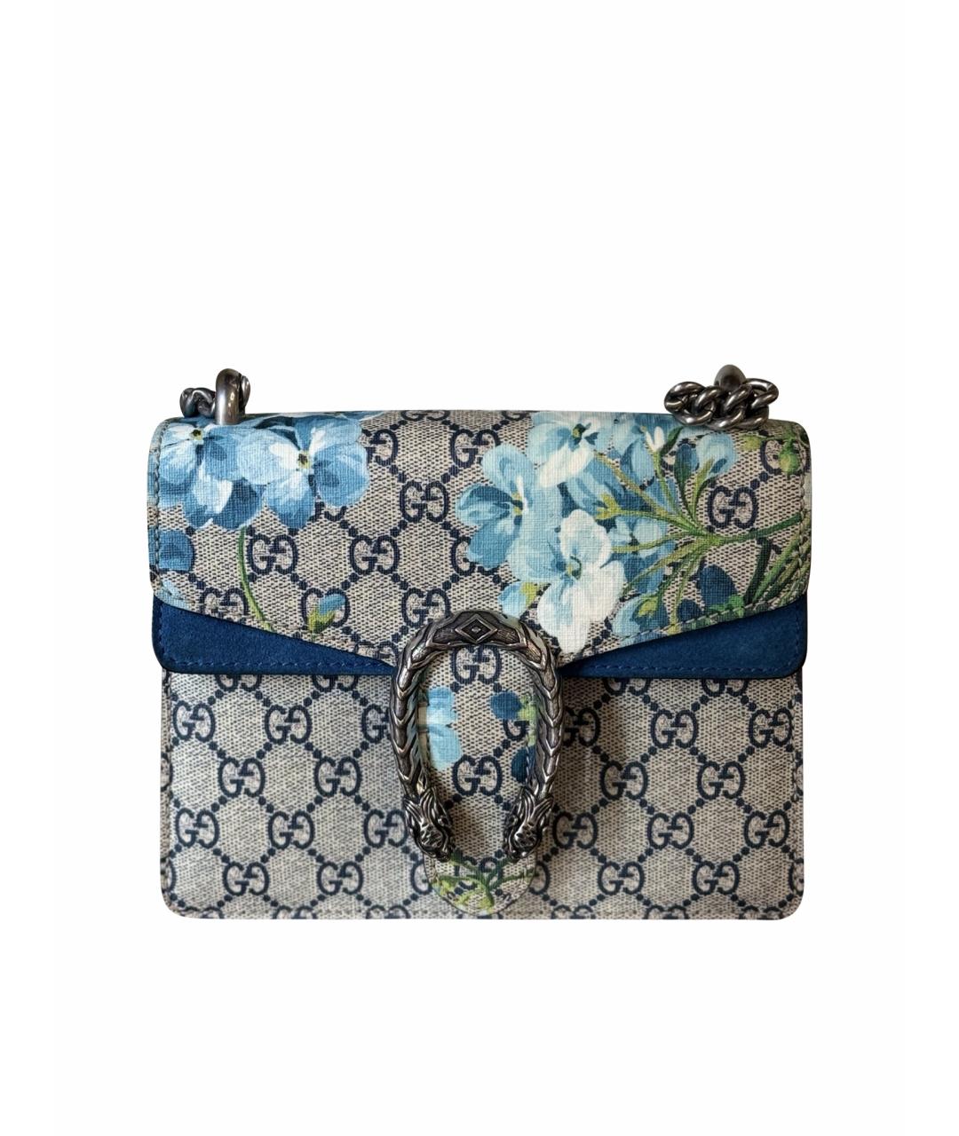 GUCCI Бежевая деним сумка тоут, фото 1