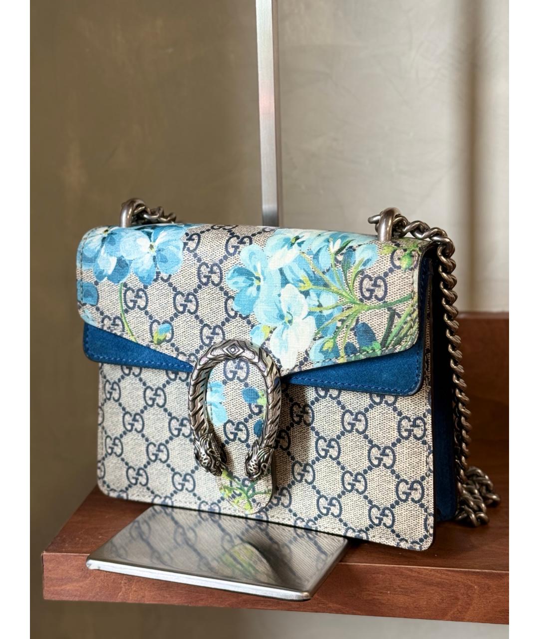 GUCCI Бежевая деним сумка тоут, фото 2