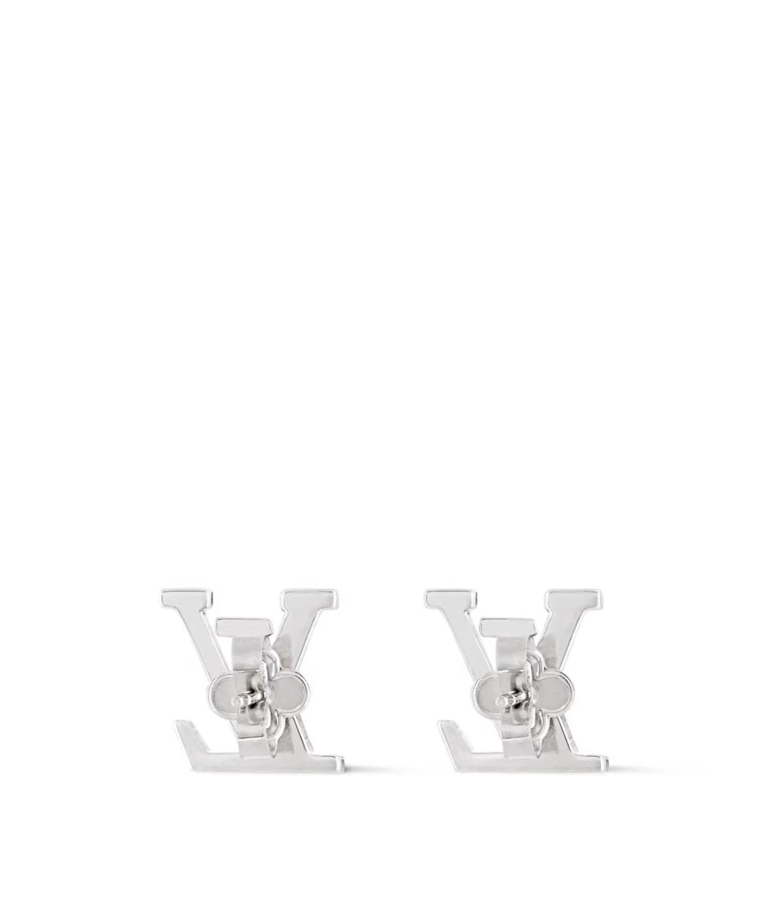 LOUIS VUITTON Серебряные металлические серьги, фото 3