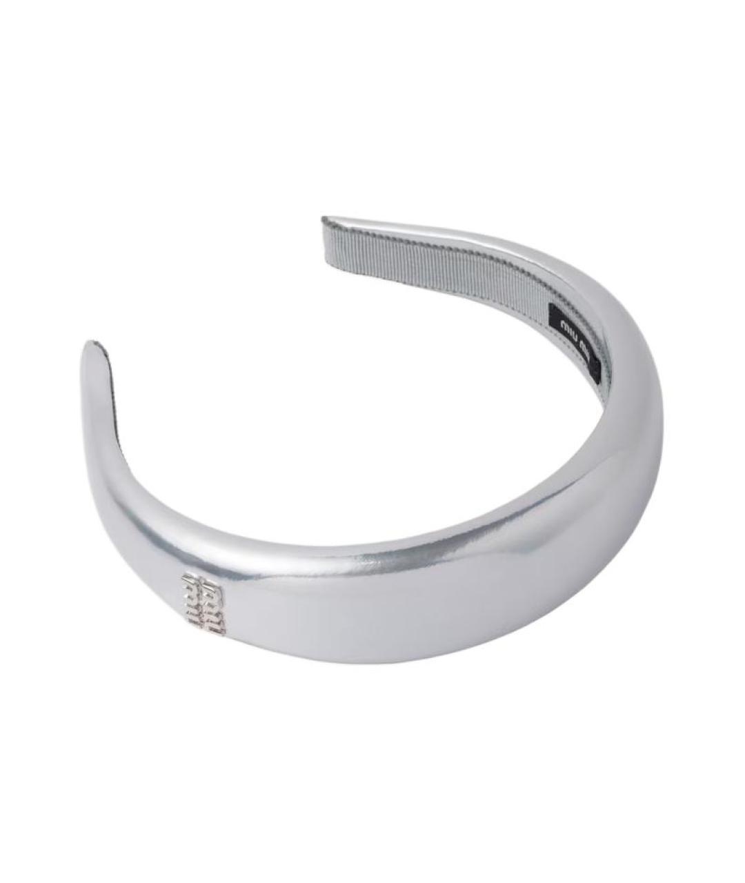MIU MIU Серебрянный ободок, фото 2