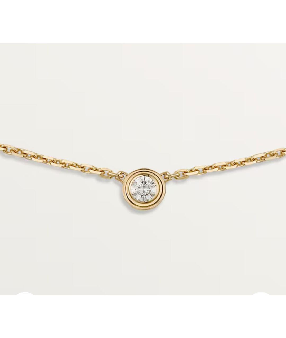 CARTIER Желтая подвеска из желтого золота, фото 2