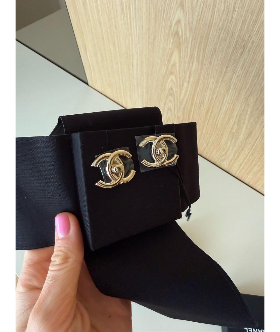 CHANEL Металлические серьги, фото 5