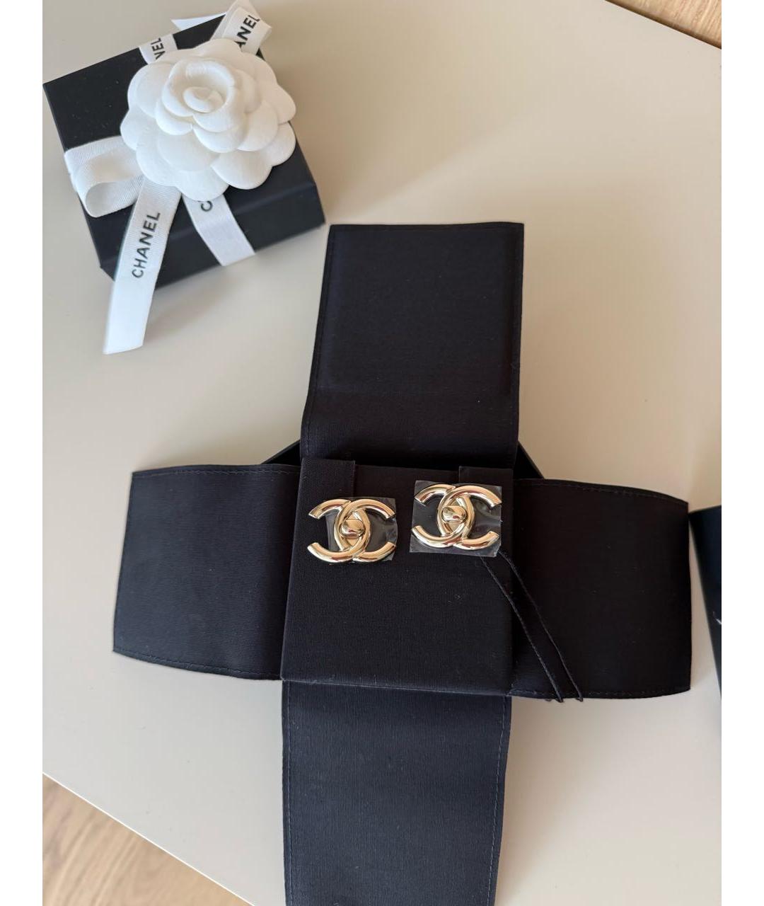 CHANEL Металлические серьги, фото 3
