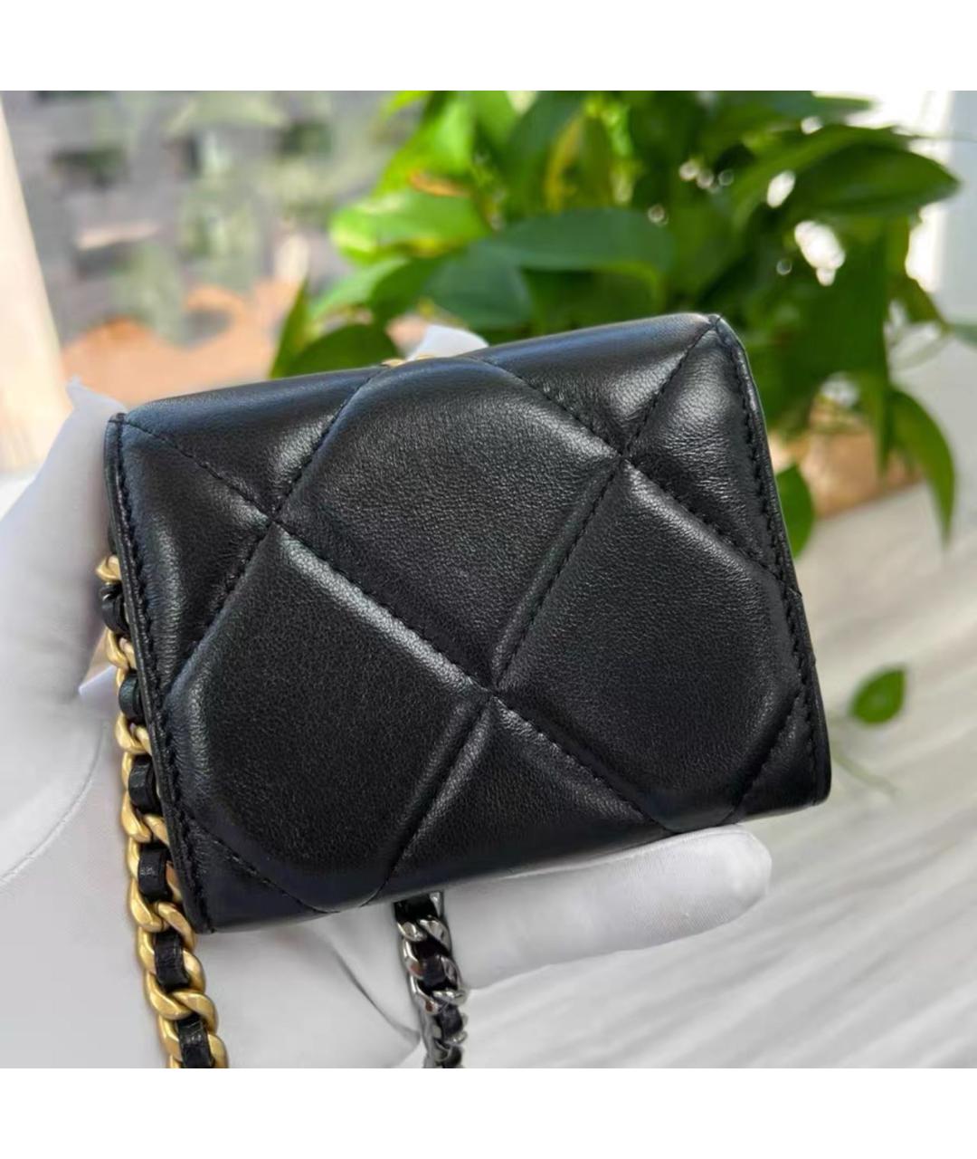 CHANEL Черная кожаная сумка через плечо, фото 4
