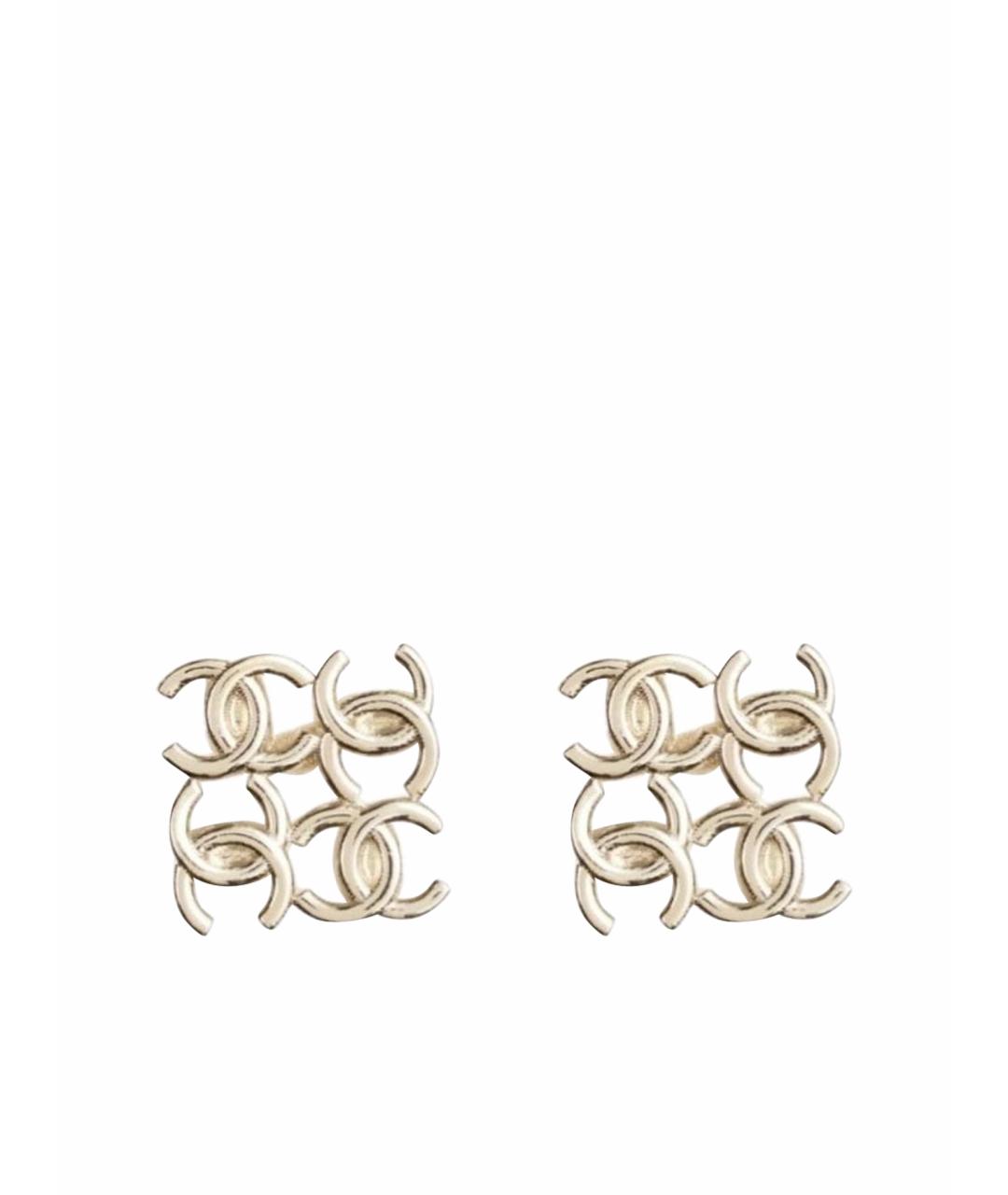 CHANEL Золотые серьги, фото 1