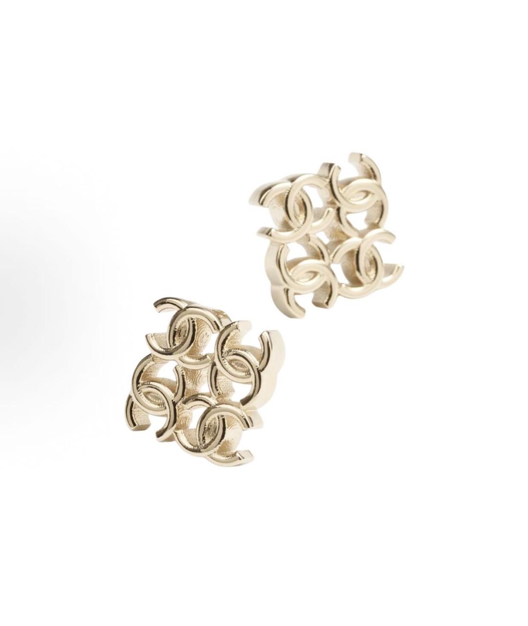 CHANEL Золотые серьги, фото 2
