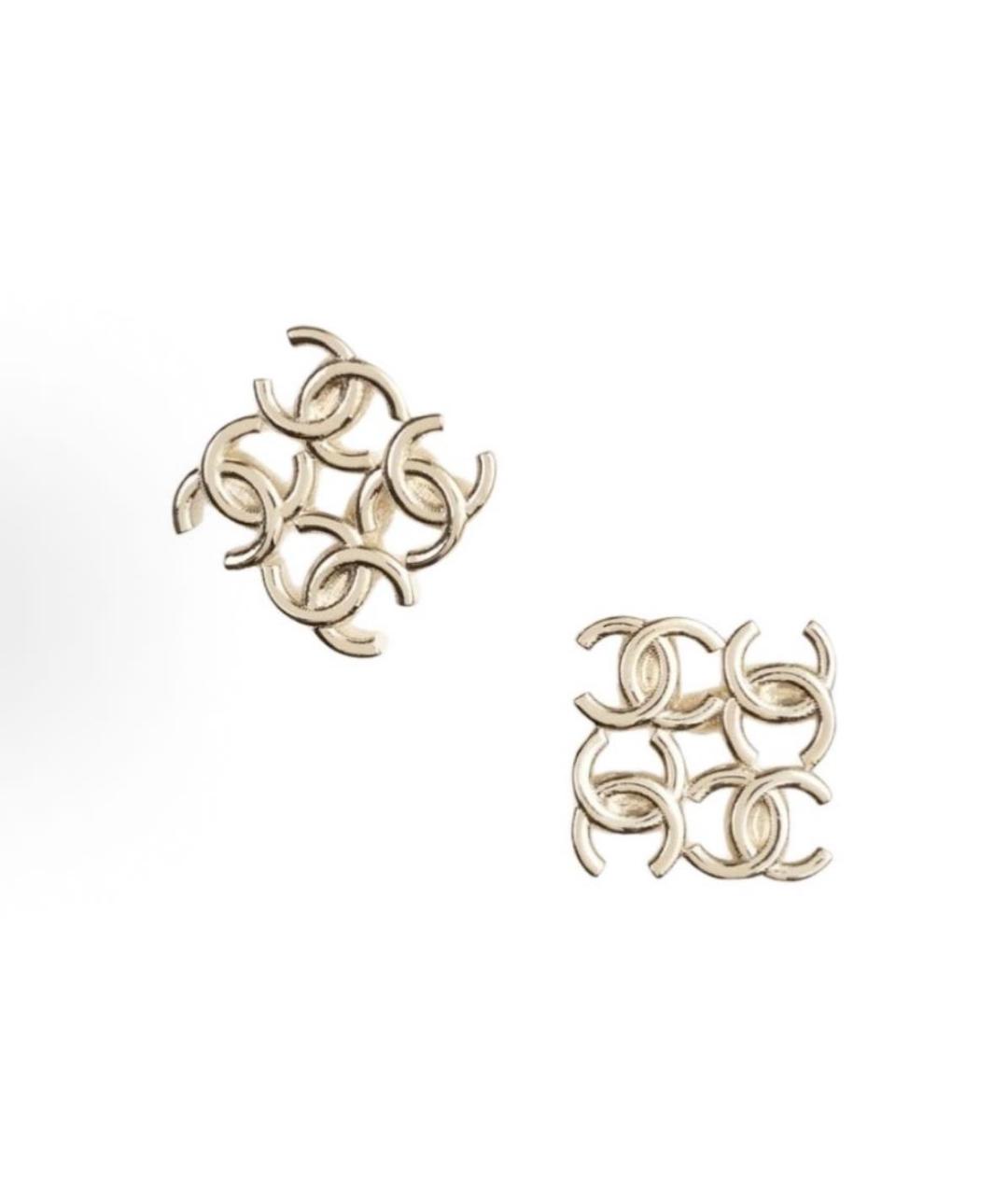CHANEL Золотые серьги, фото 4