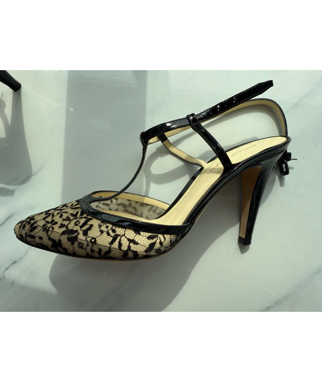 BOTTEGA VENETA Черные кожаные туфли, фото 6