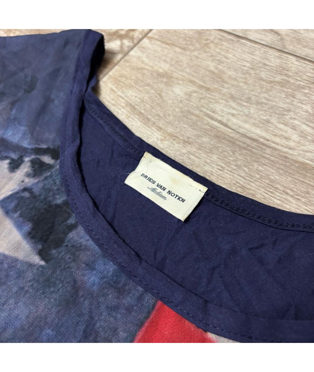 DRIES VAN NOTEN Мульти хлопковая майка, фото 3