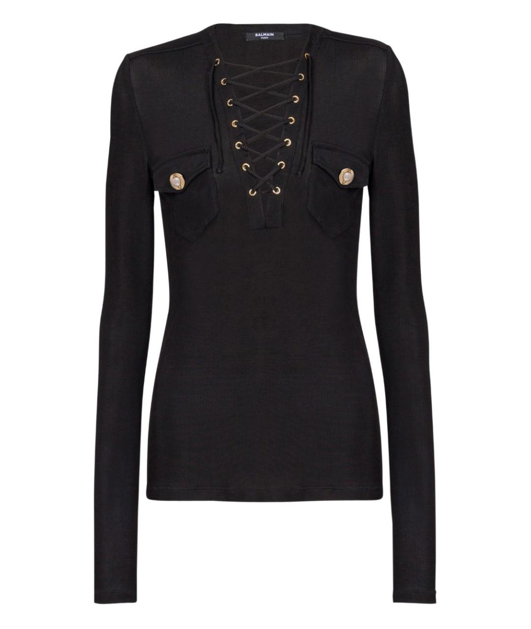 BALMAIN Черный джемпер / свитер, фото 1