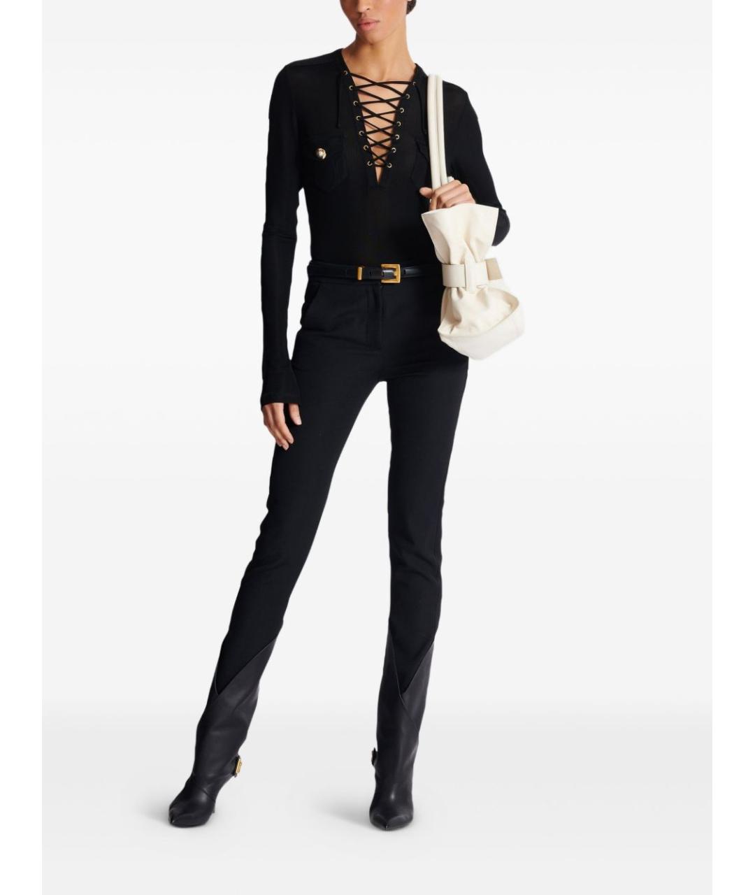 BALMAIN Черный джемпер / свитер, фото 2