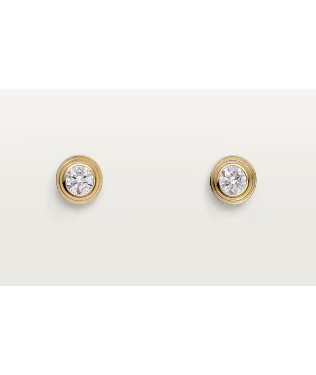CARTIER Желтые серьги из желтого золота, фото 3