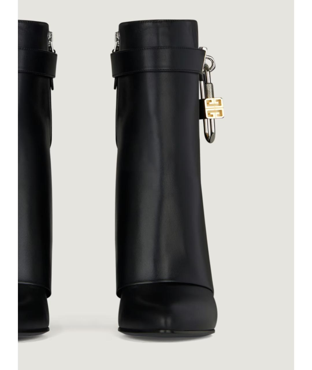 GIVENCHY Черные кожаные ботинки, фото 3
